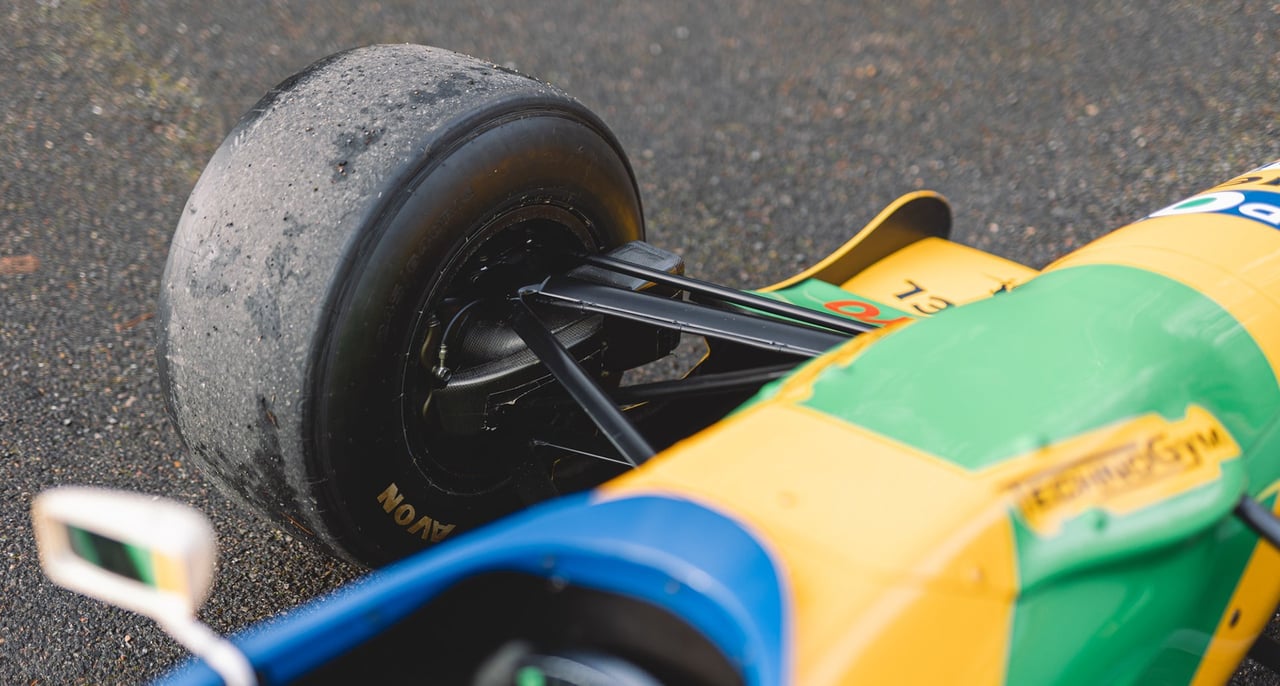 Raced by Michael Schumacher, this Benetton B192 radiates
