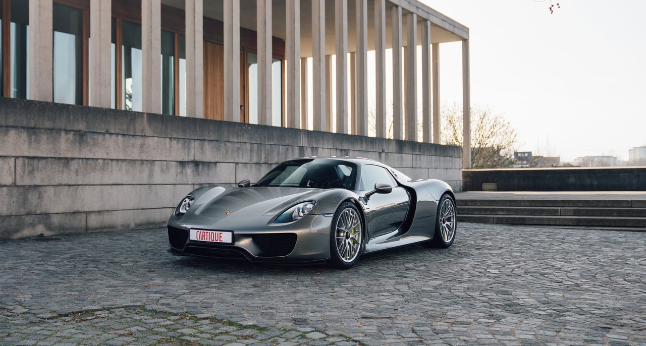 What's better than a Porsche 918? One with two matching 911 Turbos, of  course!