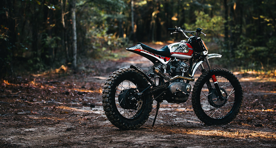 Dirt bike top scrambler