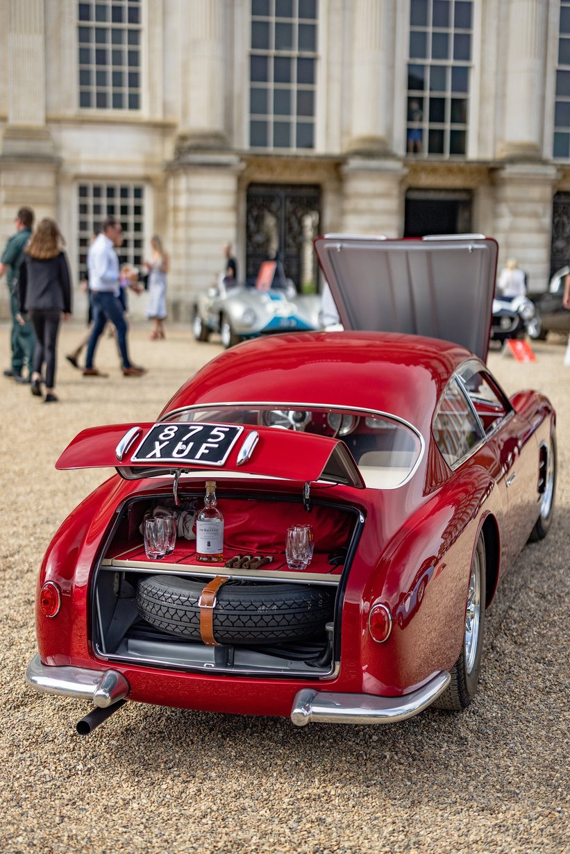 XL Sportwagen Vintage-Deko Auto Metall Ausstellungsstück Roter