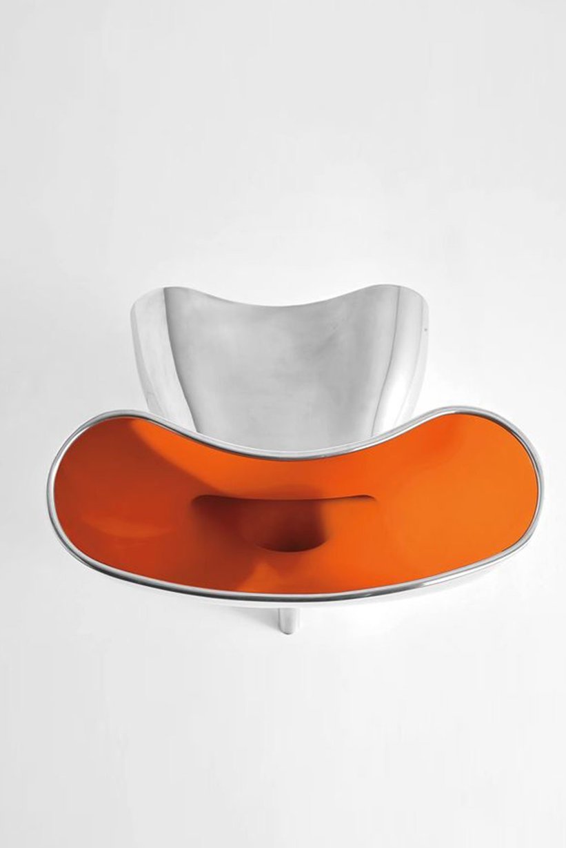 MARC NEWSON Cloisonné Red Lounge, 2019 Cloisonné enamel, copper 30