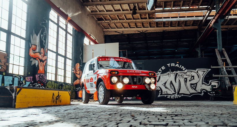 After 34 years, the Niva Red Legend Team is taking the LADA Niva back to  Dakar