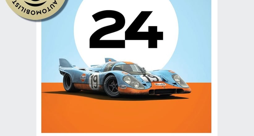 NSR 800123SW Porsche 917 Gulf 24H LeMans 1971 #19 
