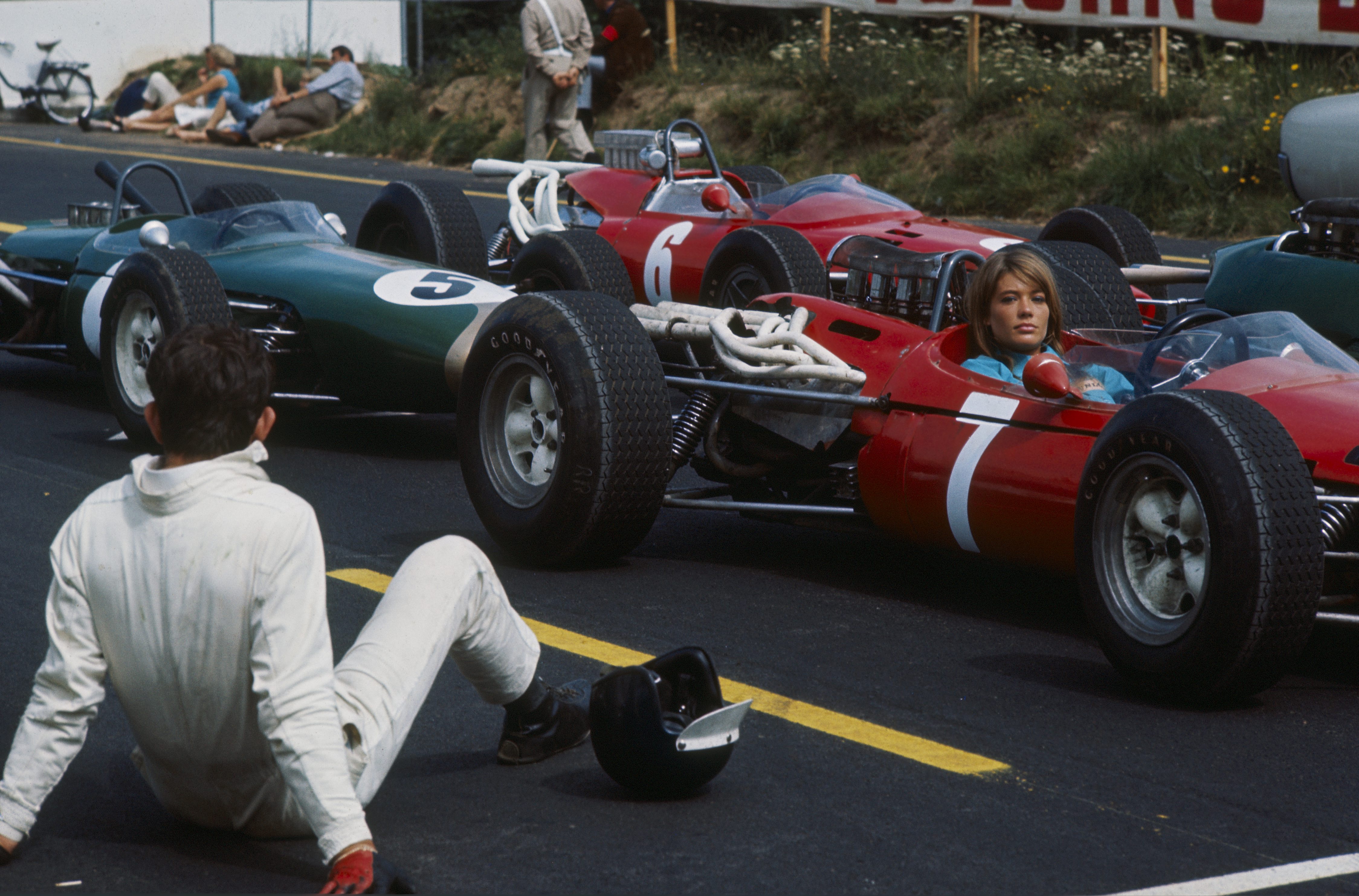 Pit Stop On The Set Of Grand Prix With Francoise Hardy Classic Driver Magazine