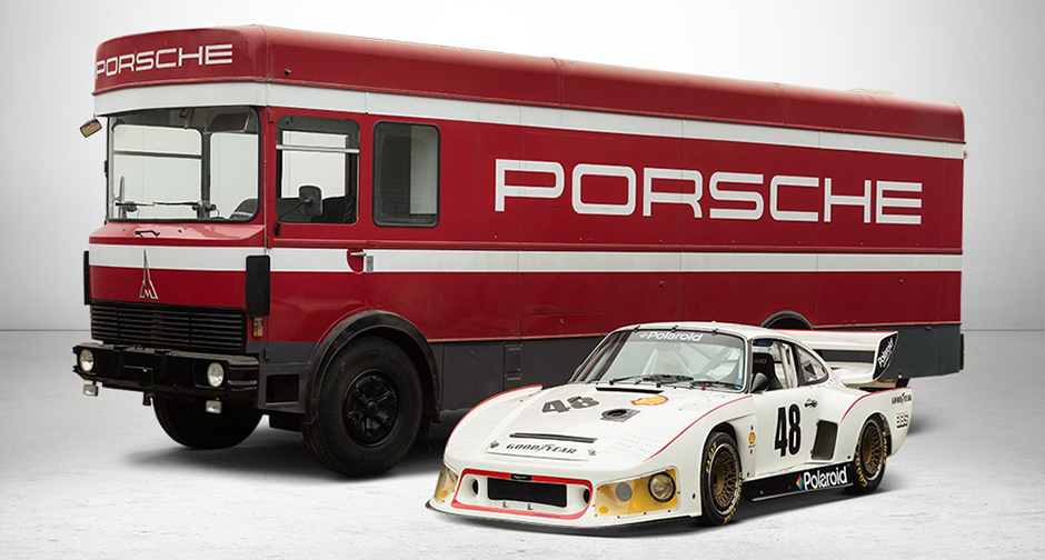 porsche team transport