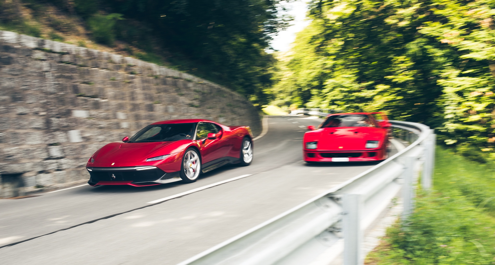 Ferrari Sp38 Deborah Trifft Ferrari F40 Rendezvous In Lugano Classic Driver Magazine