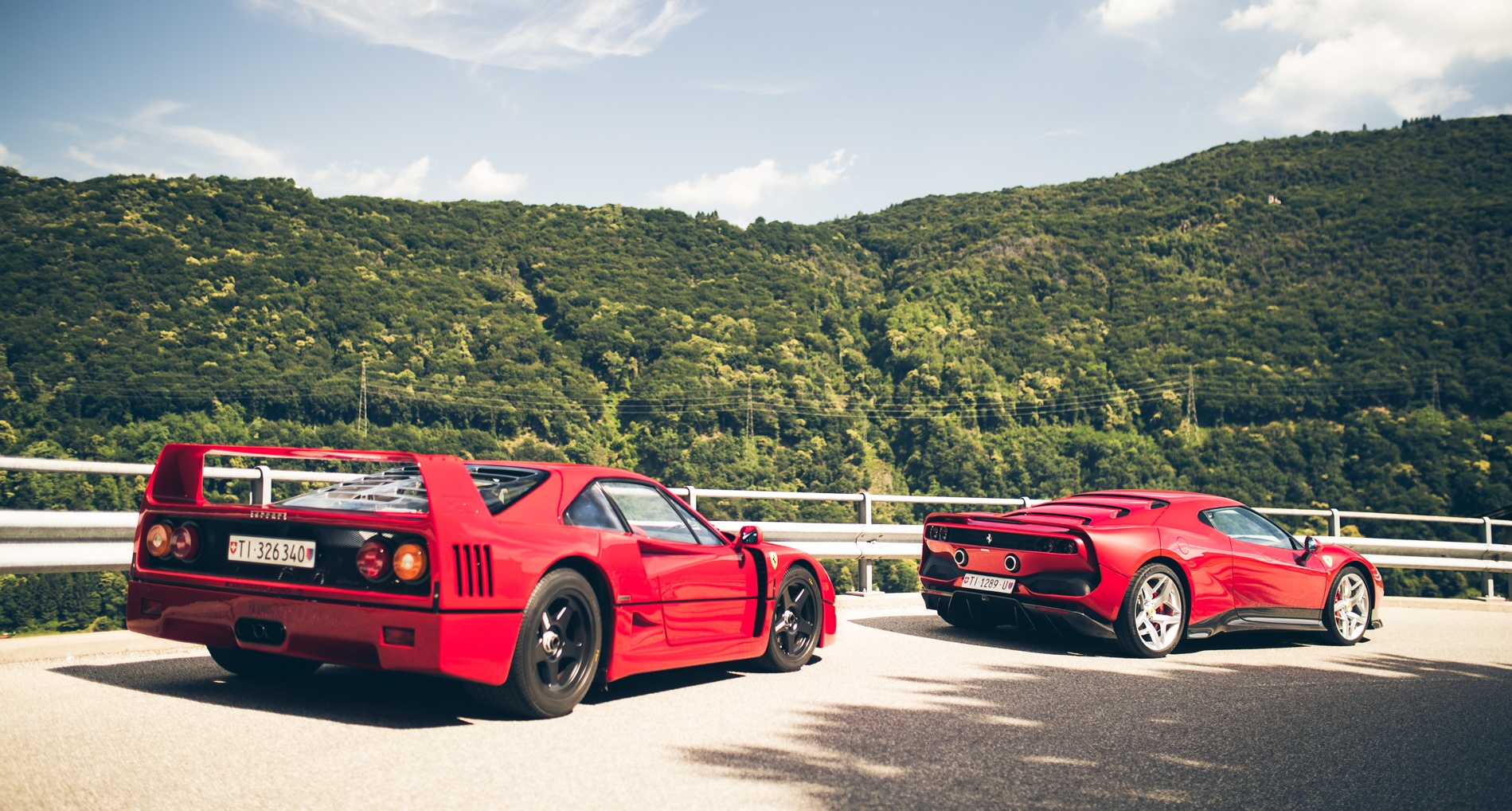 Ferrari Sp38 Deborah Trifft Ferrari F40 Rendezvous In Lugano Classic Driver Magazine