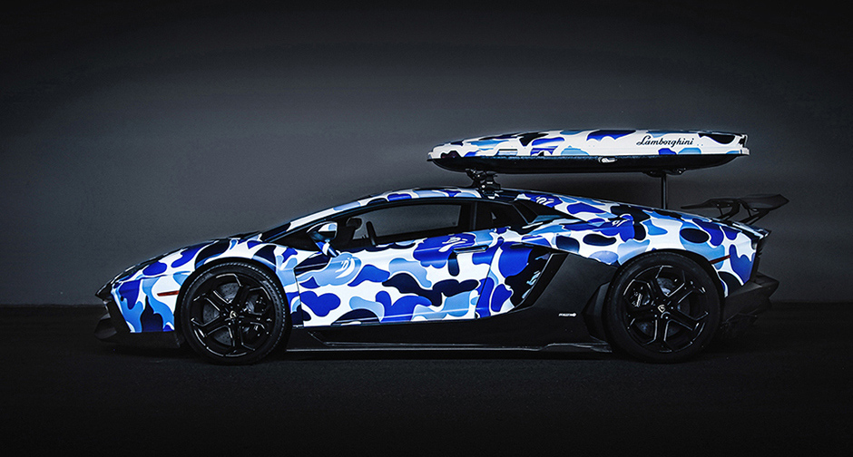 Creating A Storm Lamborghini Aventador Bape Arctic Camo