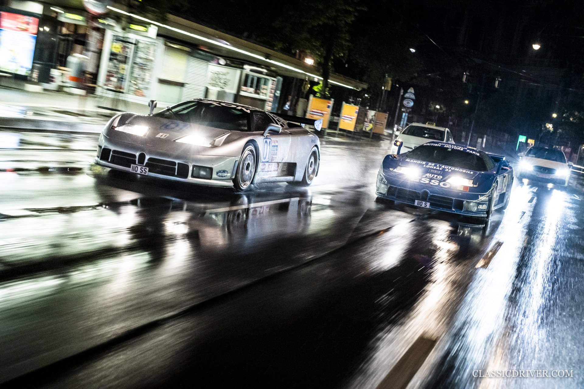 Eb110 Racing 24 Minutes of Vienna with two Bugatti EB110 racing cars | Classic ...