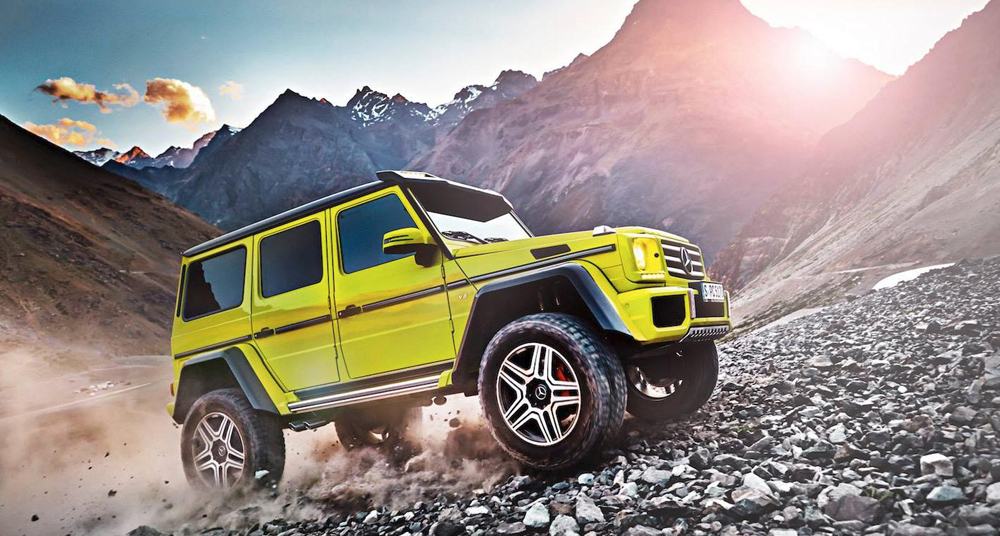 The Mercedes G500 4 4 Is Actually A 6x6 Minus Two Wheels Classic Driver Magazine The Mercedes G500 4 4 Is Actually A 6x6 Minus Two Wheels Classic Driver Magazine