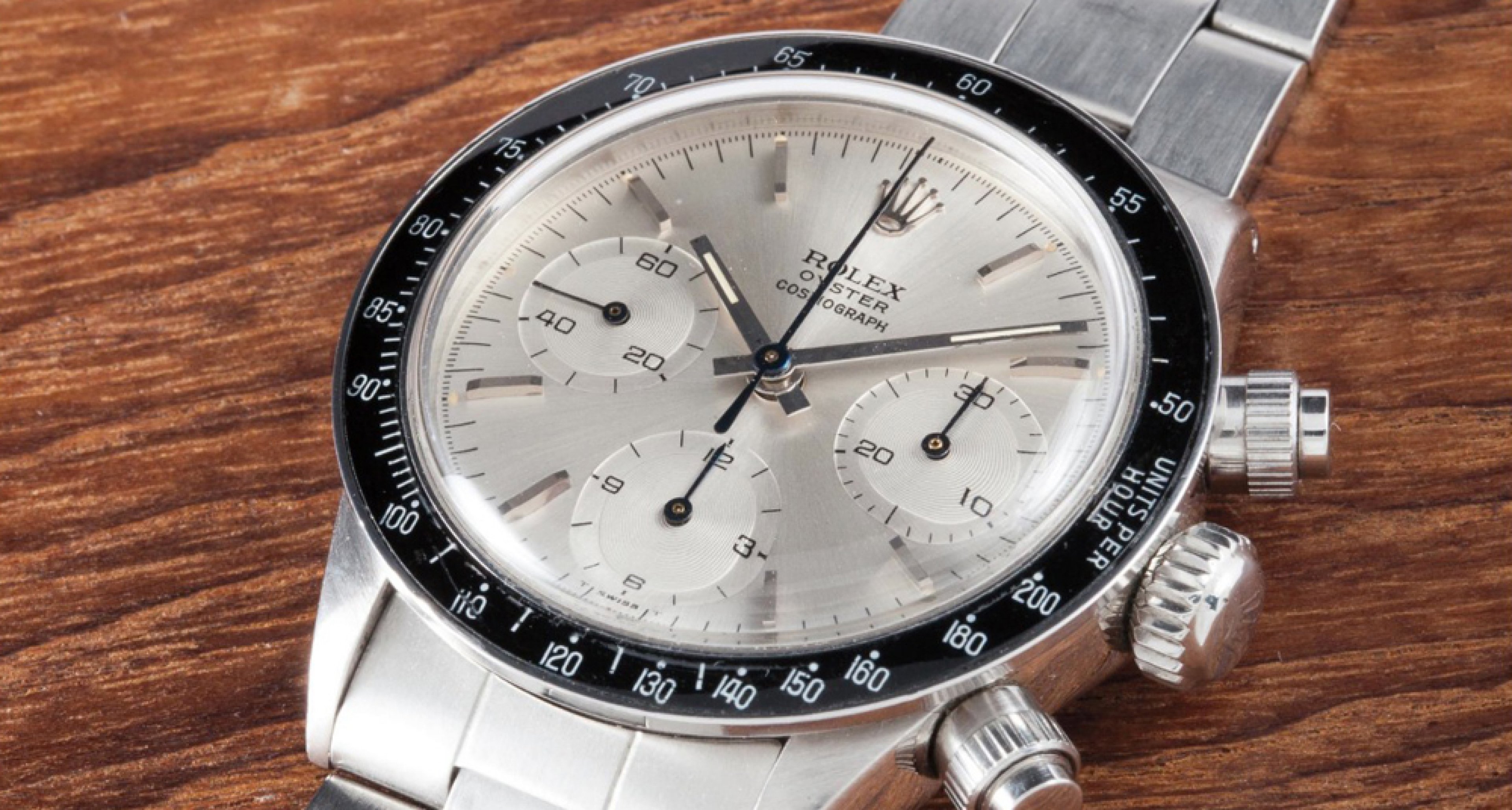 The Rolex Cosmograph "Albino" was formerly owned by Eric "Slow Hand" Clapton and sold for 1.2 Million Euros