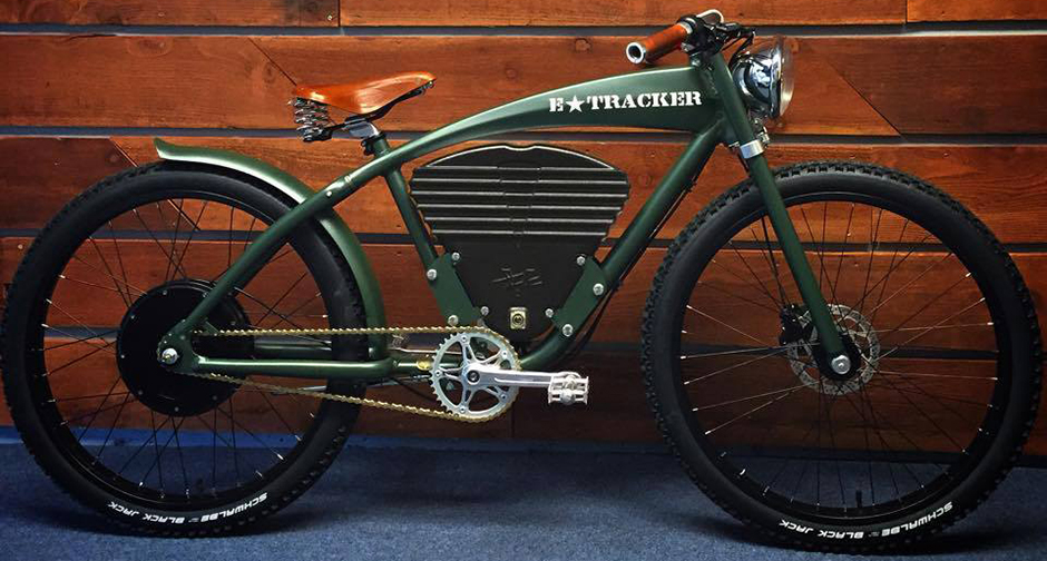vintage electric tracker bike
