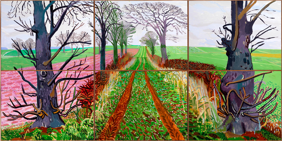 David Hockney Exhibition 'A Bigger Picture' at The Royal Academy