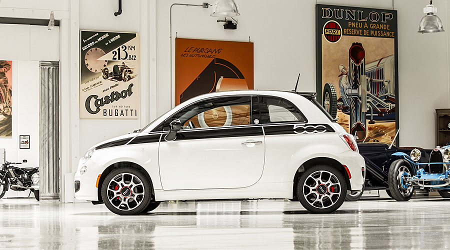 Live from the saleroom: Gooding sells Jay Leno's Fiat 500 for $350,000 ...