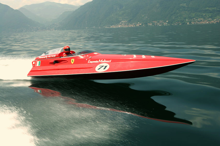 Ferrari F430 Engined Speedboat The Prancing Seahorse