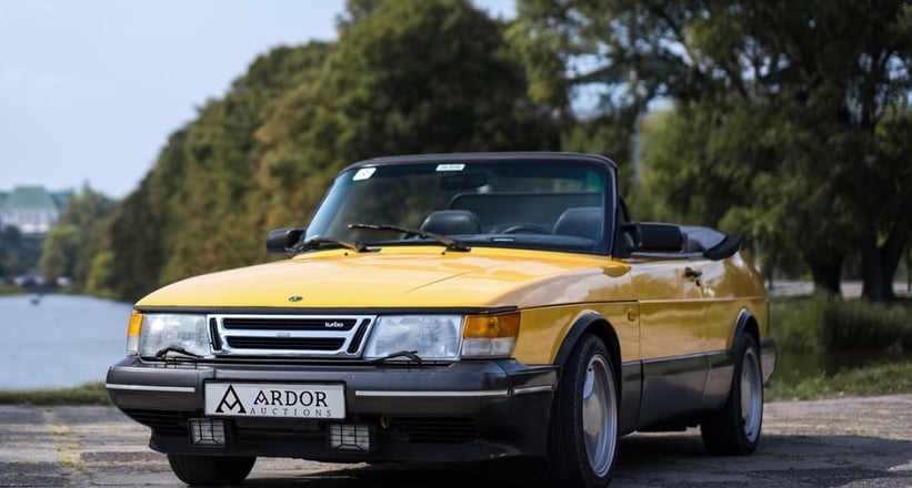 1991 Saab 900 Turbo Convertible Monte Carlo Yellow Edition