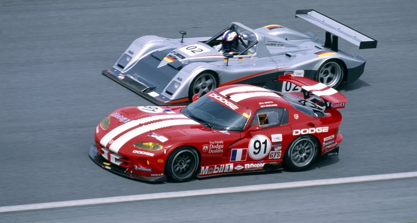 Chrysler viper gts-r #51 24 hours le mans 2000 beretta wendlinger Dupuy ixo altaya