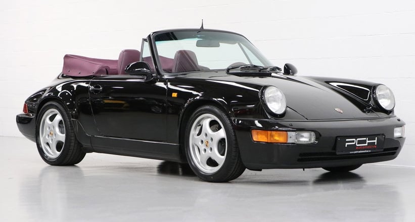 Porsche 911 964 Front quarter light Fenêtre Verre TARGA CABRIO teinte verte Porsche 911 964 Front quarter light Fenêtre Verre TARGA CABRIO teinte verte