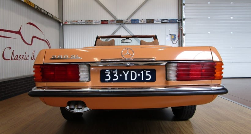 1976 Mercedes Benz Sl 280sl Euro Cayenne Orange