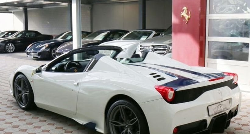 2015 Ferrari 458 Speciale A Speciale Aperta 1 Of 499 White Classic Driver Market Al ain class motors dubai is selling this 458 with financing options. 2015 ferrari 458 speciale a speciale