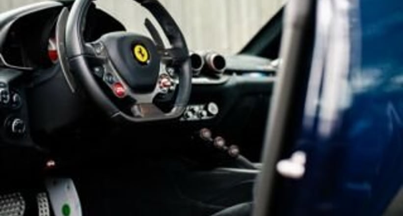 2016 Ferrari F12 Tdf Tour De France Blu Swaters Lift