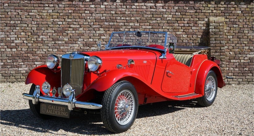 photo 1953 Mg Td Red classic driver