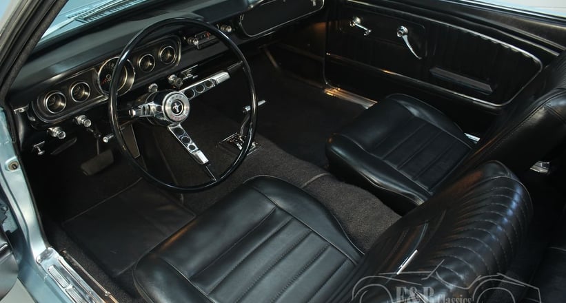 1965 Ford Mustang Cabriolet 1965 A Code V8 Silver Blue