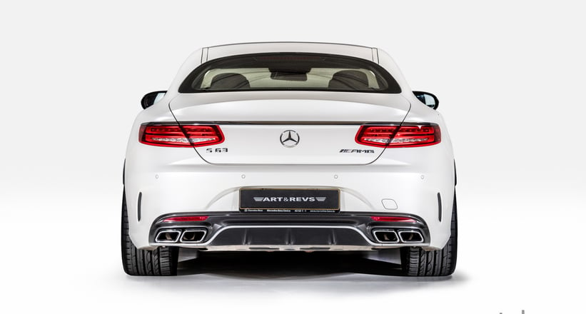 2015 Mercedes Benz S Class S63 Amg Coupe Mat White Hle