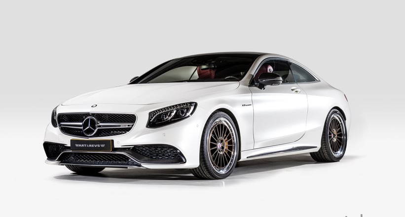 2015 Mercedes Benz S Class S63 Amg Coupe Mat White Hle
