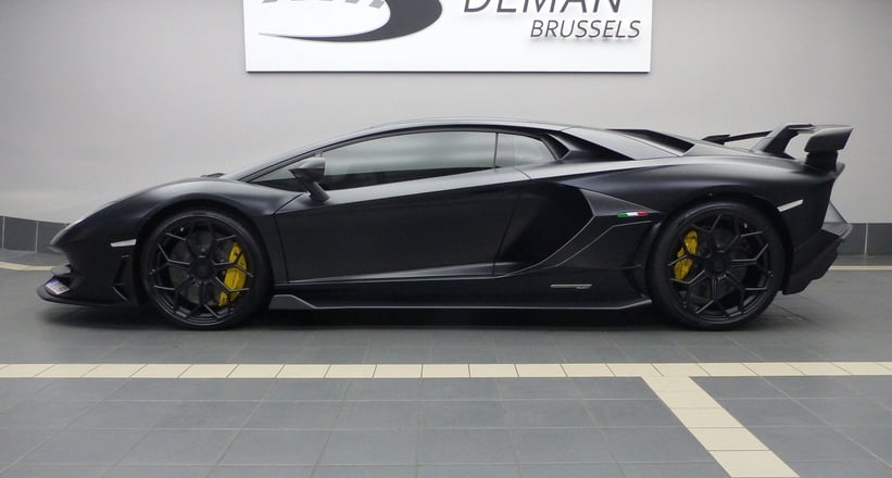 2019 Lamborghini Aventador Svj Nero Pulso Matt