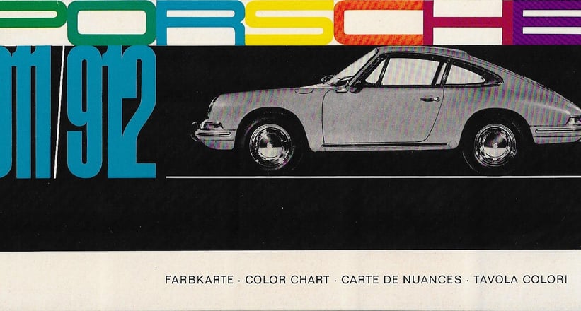 Porsche Color Chart