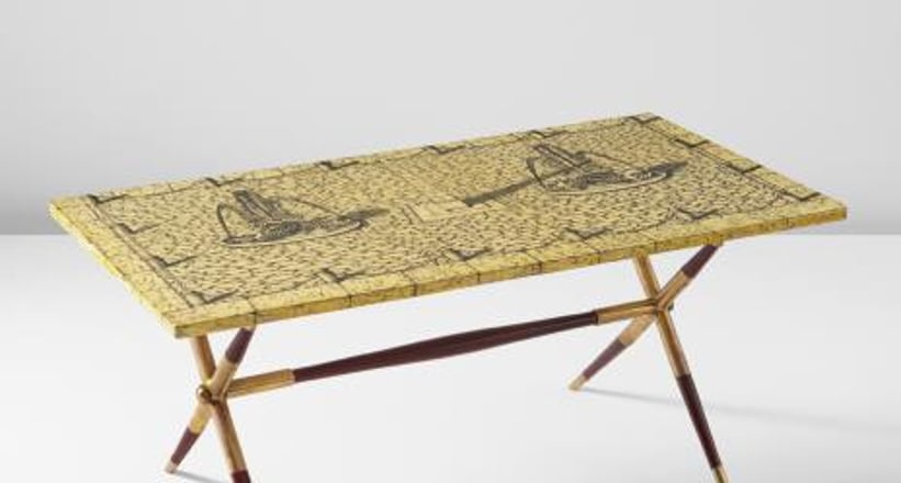 Piero Fornasetti Piazza Con Obelisco Coffee Table Classic