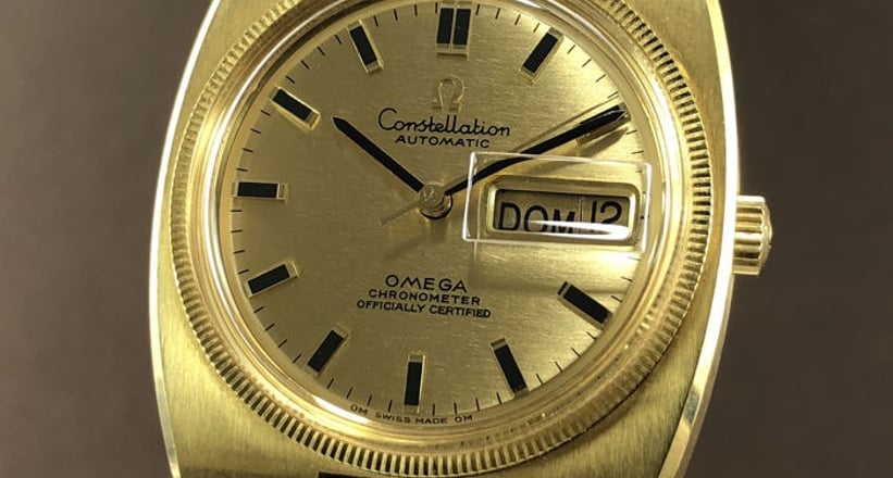 omega constellation 1969 gold