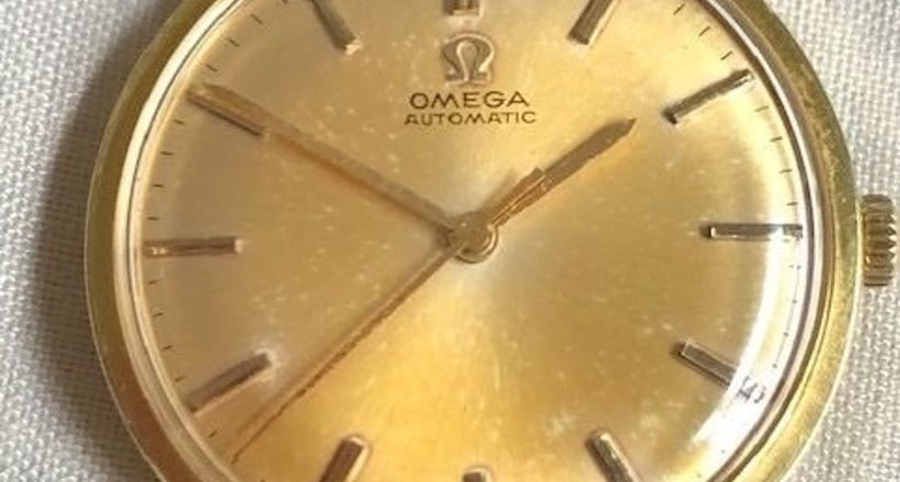 omega automatic gold