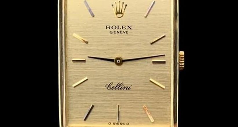 rolex cellini gold 1970