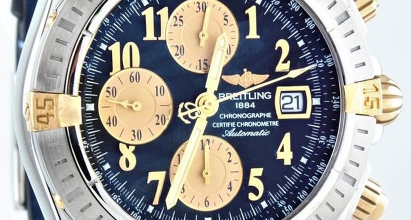breitling chronographe certifie chronometre a13356