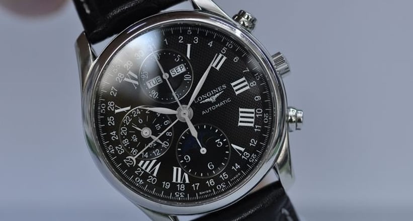 longines master collection gmt moonphase