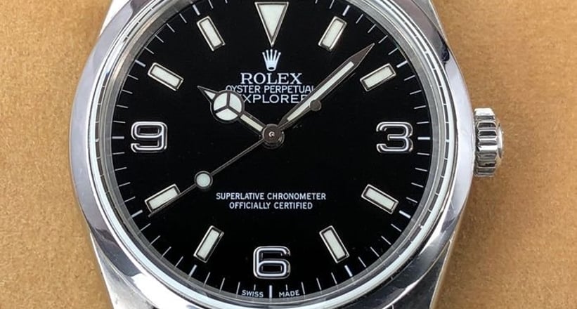 1990 rolex explorer