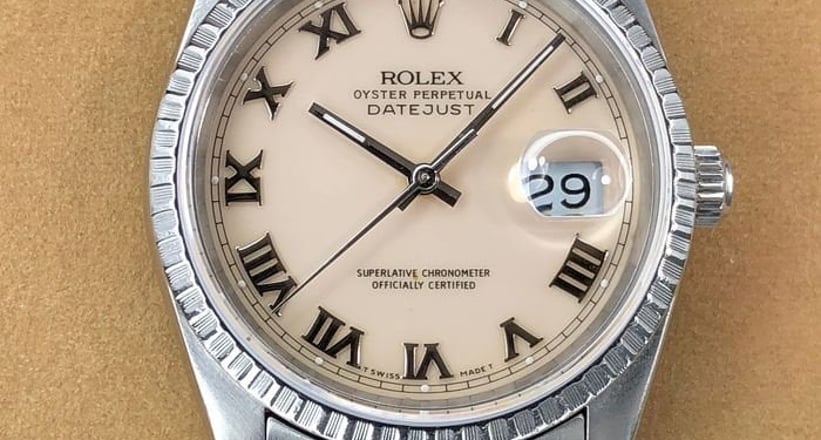 rolex ivory dial