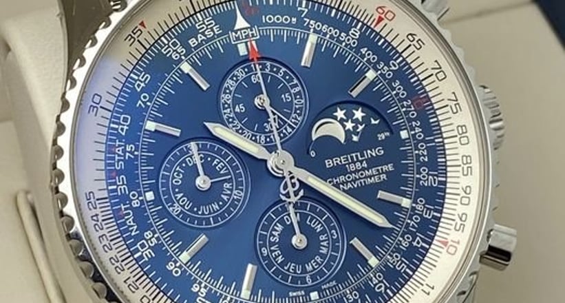 breitling navitimer moonphase chronograph