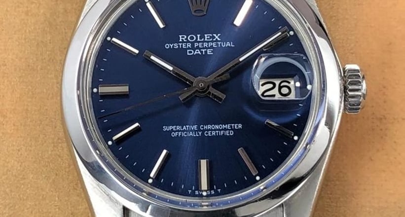 rolex 1500 blue dial