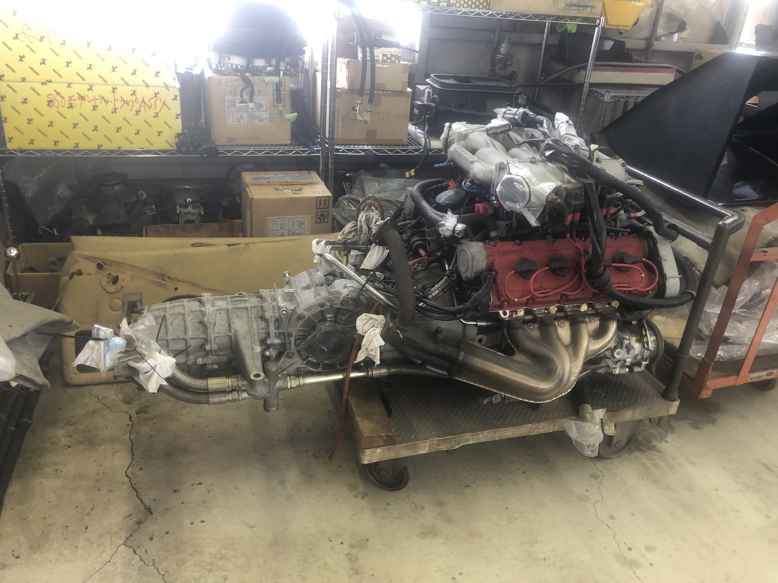1991 Ferrari Parts F40 Engine with the transmissions Classic Driver