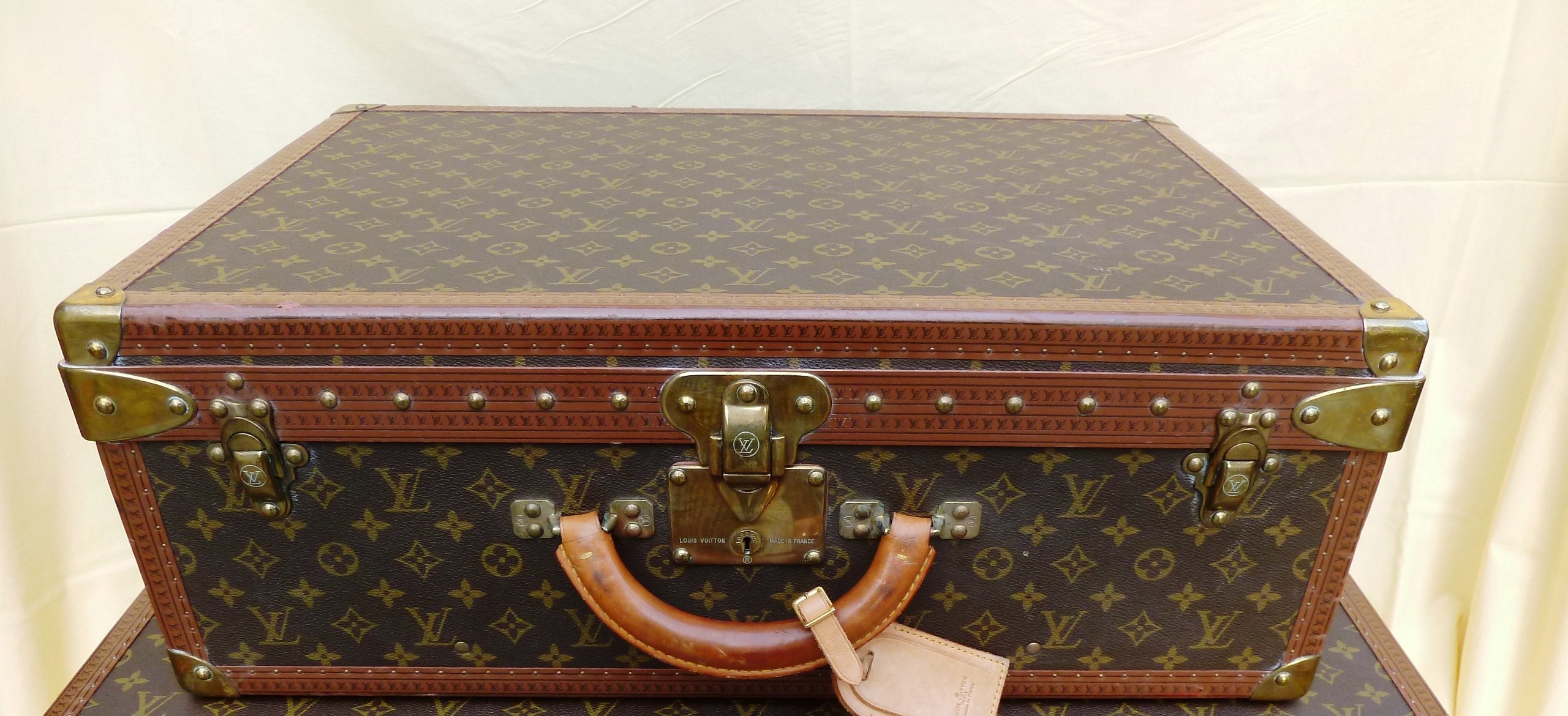 LOUIS VUITTON-ALZER 60-PARIS-KOFFER-SUITCASE-REISE-TRAVEL-CLASSIC-OLDTIMER