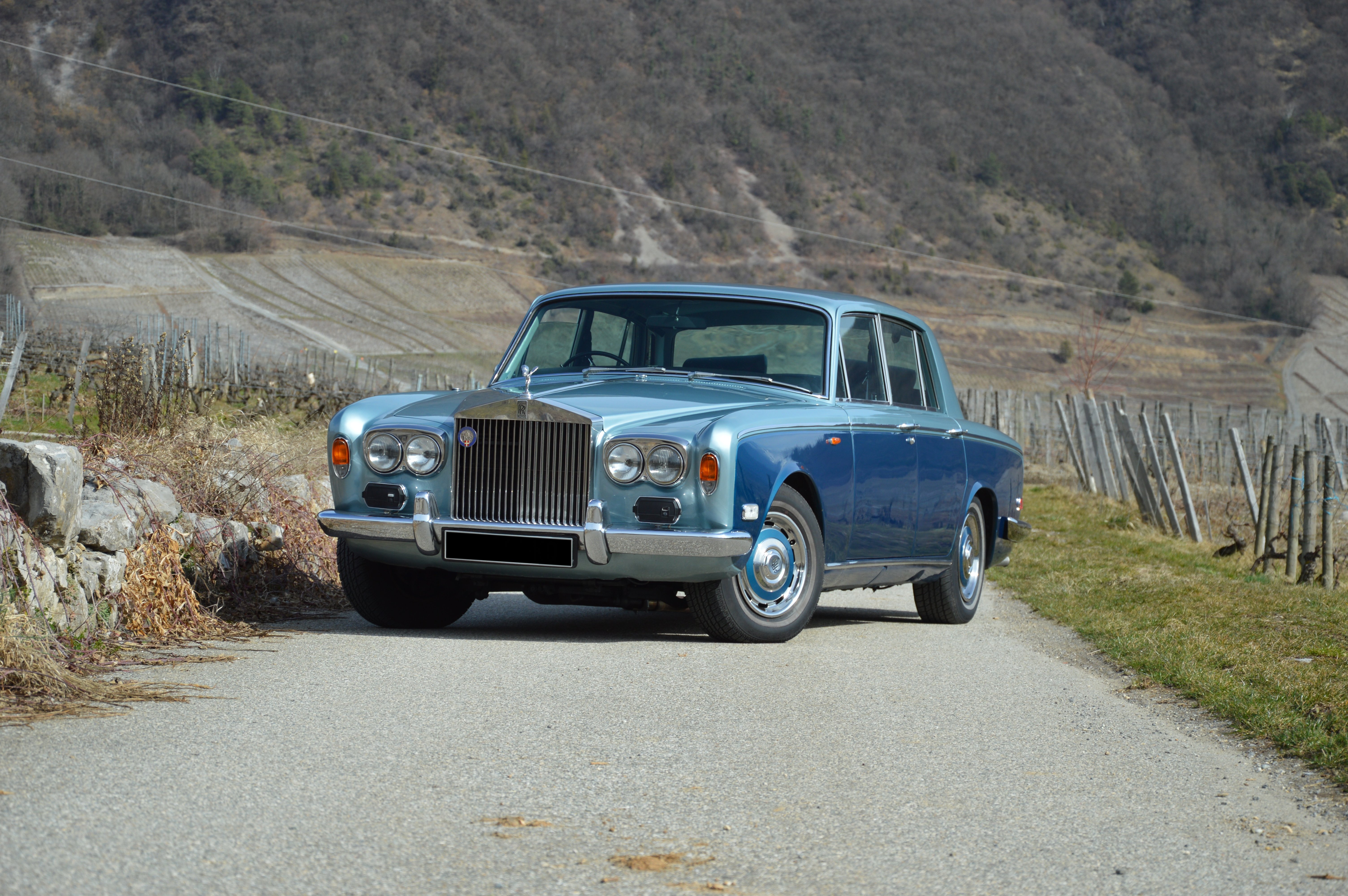 1973 RollsRoyce Silver Shadow Greeting Card by Yuriy Shevchuk