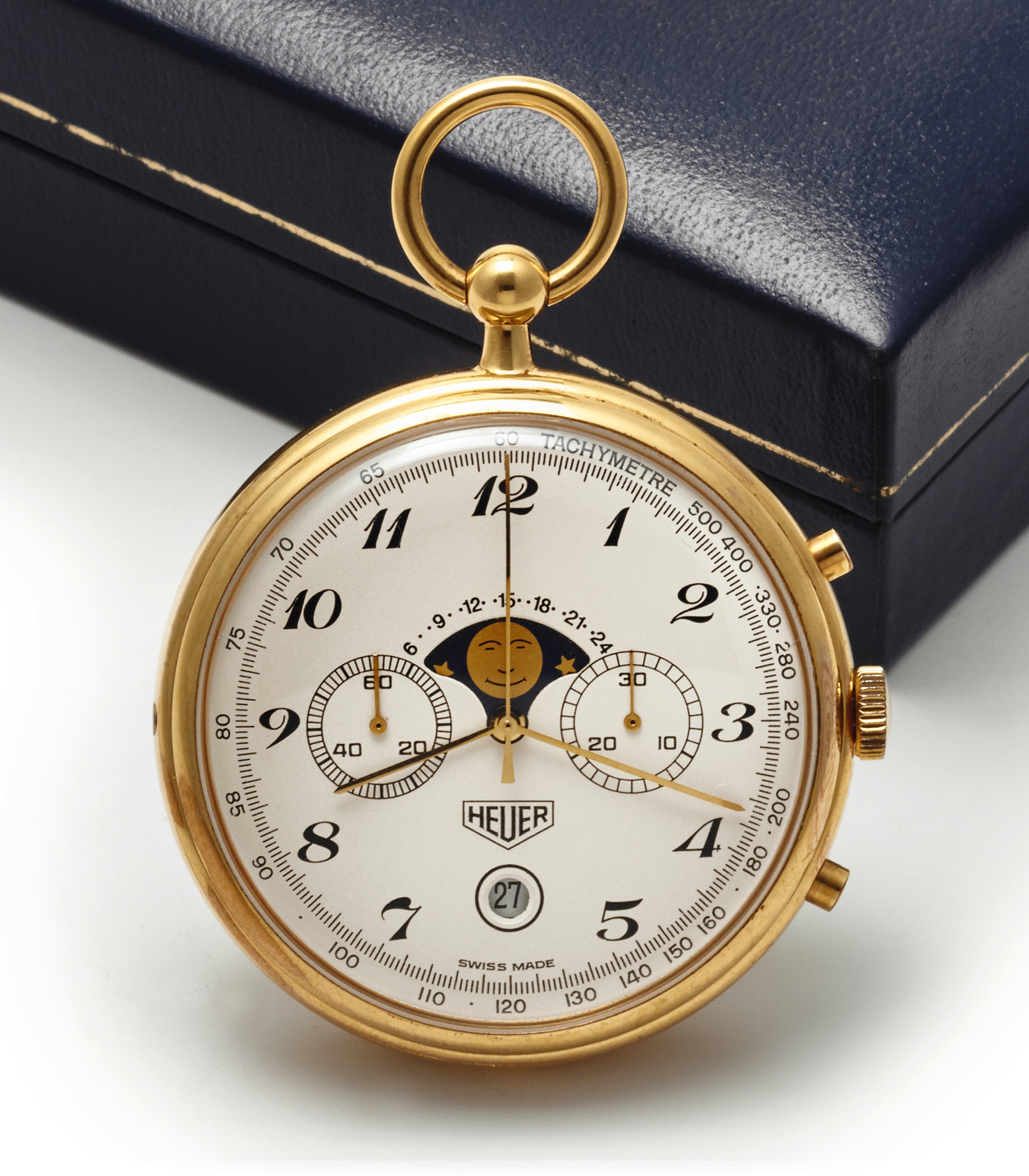 heuer pocket watch