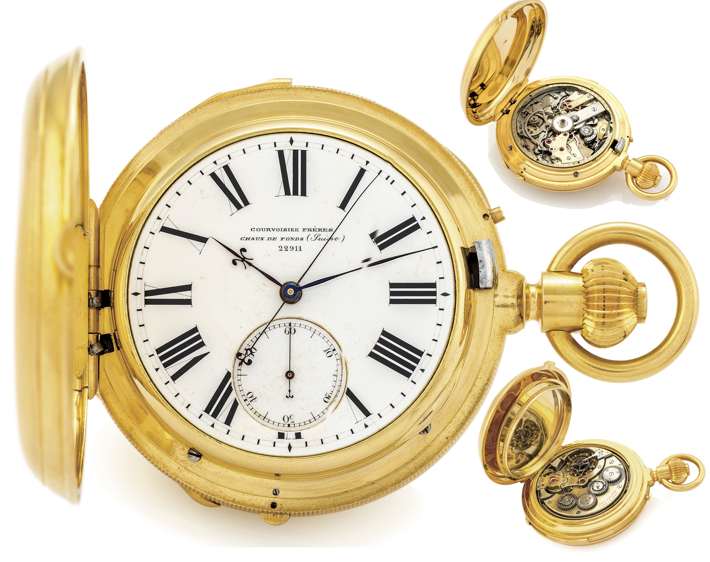 Courvoisier freres pocket clearance watch