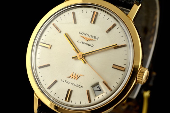 Longines ultra hotsell chron 18k gold