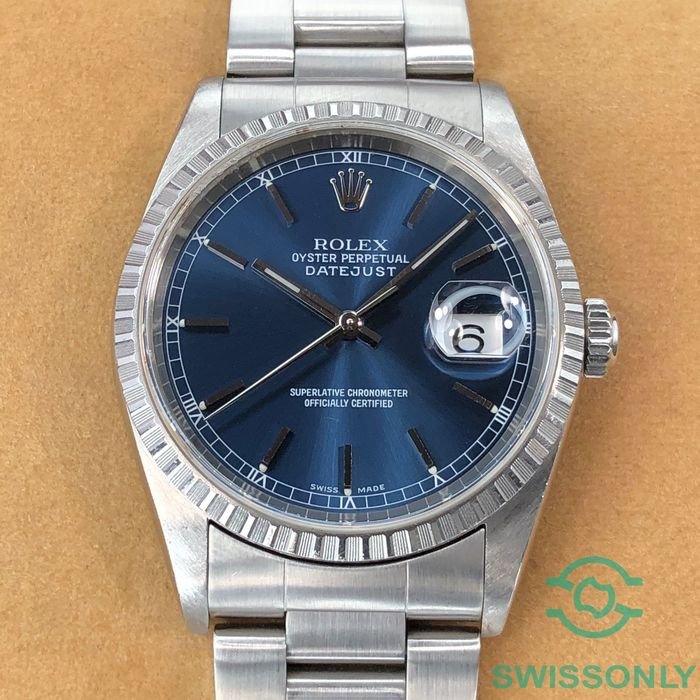 rolex 16220 blue dial