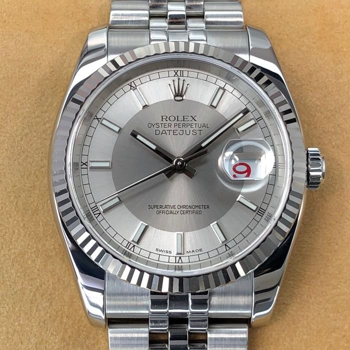 Rolex - Datejust Silver Tuxedo - 116234 