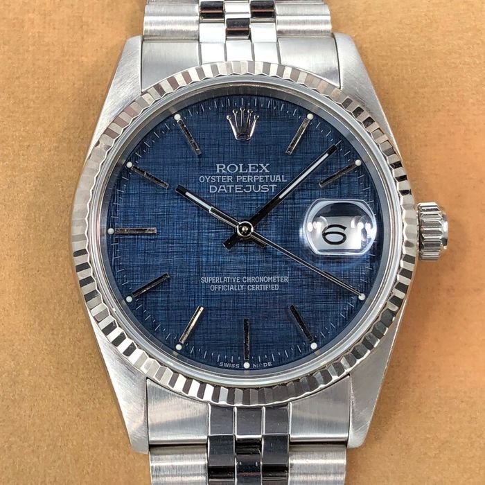 Rolex - Datejust Blue Linen Dial 